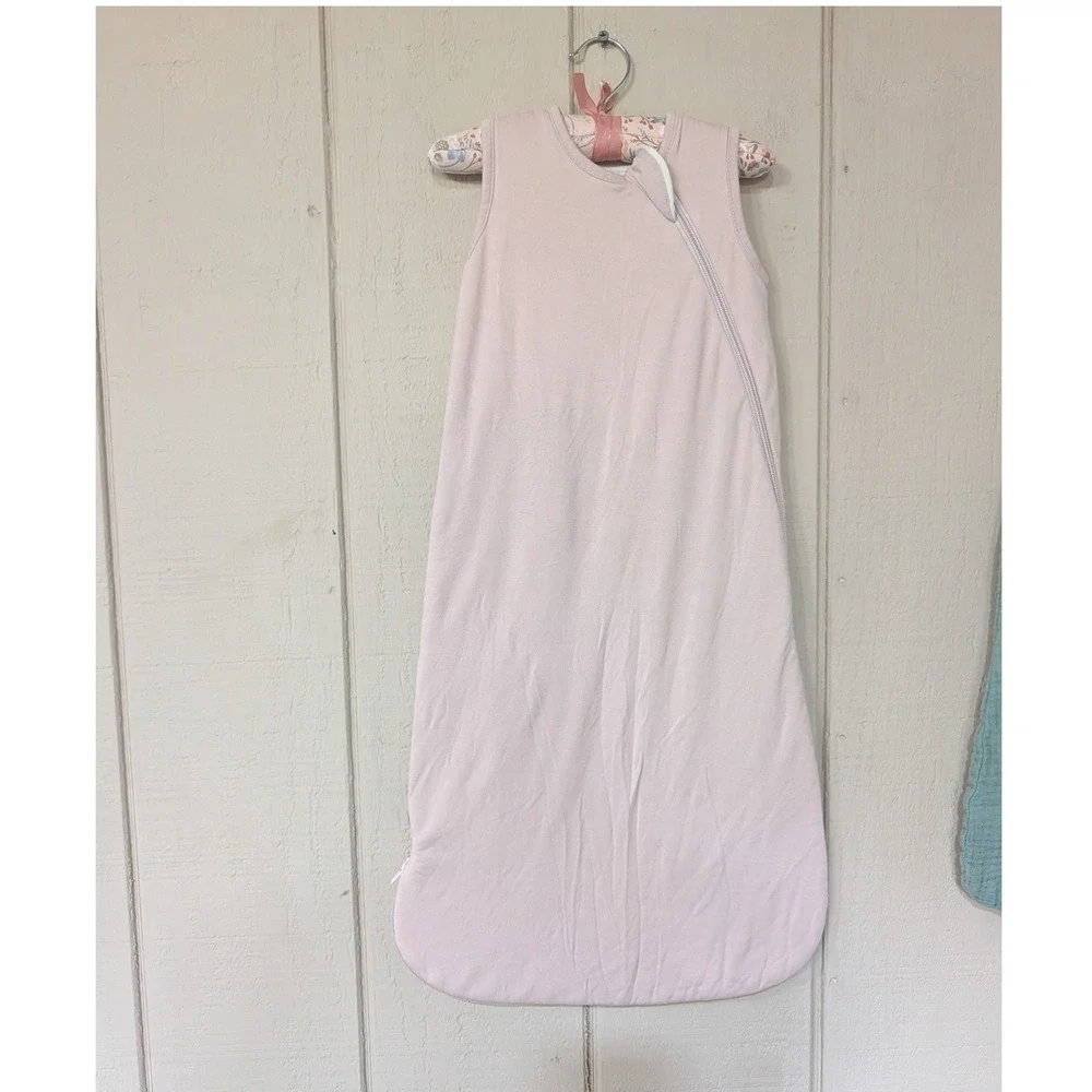 Kyte Baby Uni Organics Sleep Sack Bundle‎ Pink 1.0 TOG Green Muslin 6-12 M Small